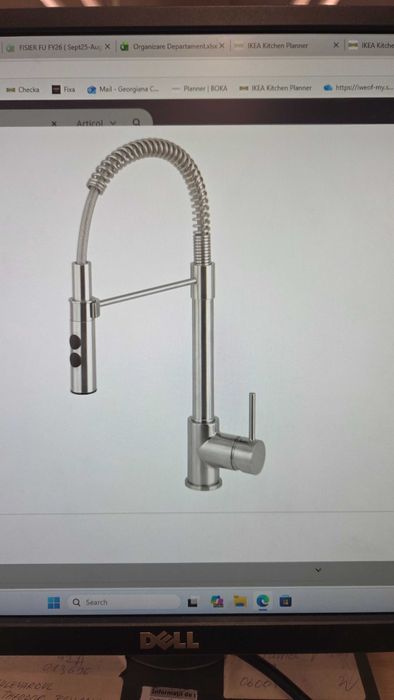 Baterie chiuveta dus ikea