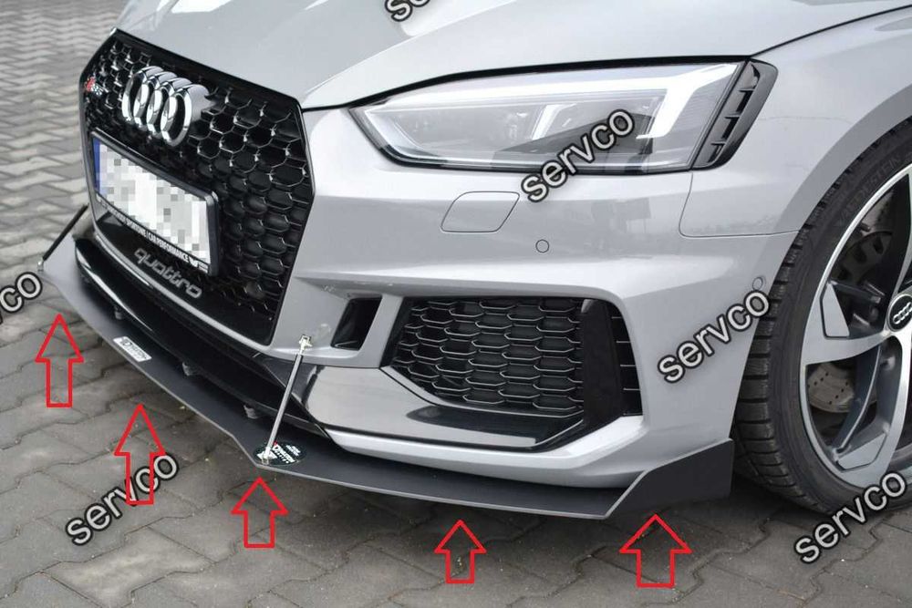 Pachet Body kit tuning Audi A5 RS5 Mk2 F5 Coupe 2017-2019 v7 - Maxton