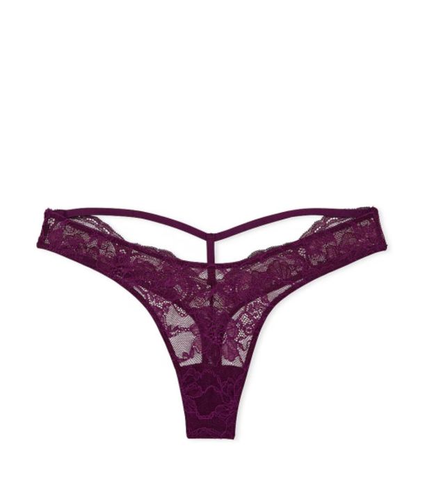 сутиен и прашки, комплект на Victoria's Secret, диамантени презрамки