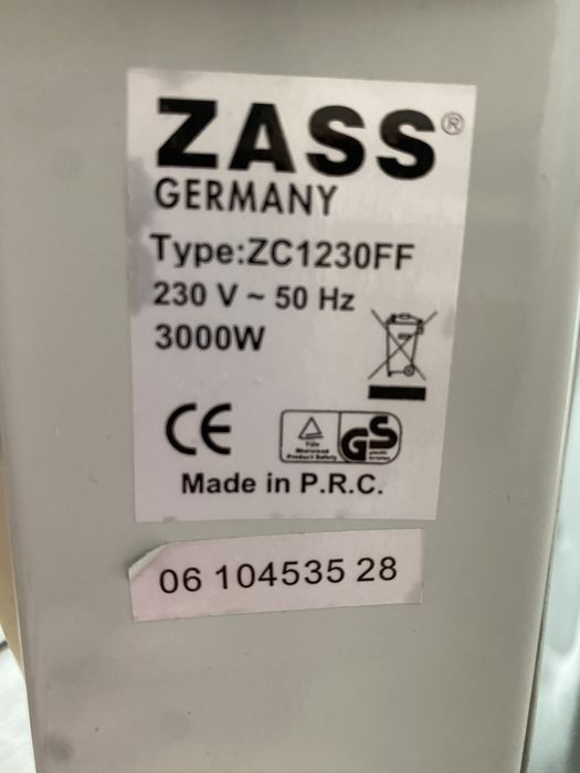 Масляный радиатор Zass