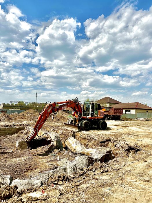 Услуги экскаватора гидромолот
