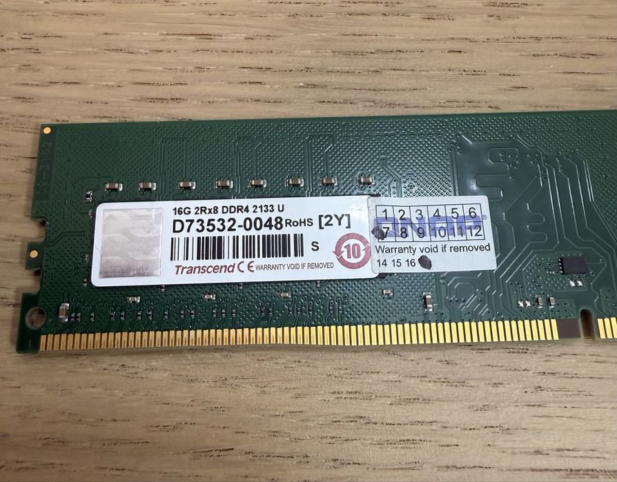 RAM QNAP Transcend 16GB DDR4 2133MHz