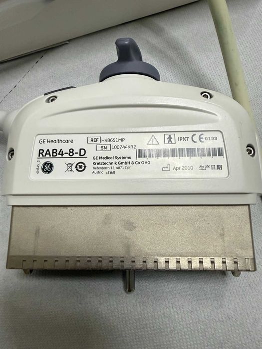 Обемна конвексна коремна акушеро-гинекологична сонда GE Healthcare RAB4-8-D, 3D/4D, произв. 04.2010г.