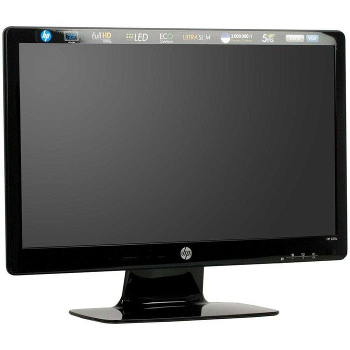 Офисный 22" монитор HP 2211х, 1920x1080 FullHD, 60 Гц, TN