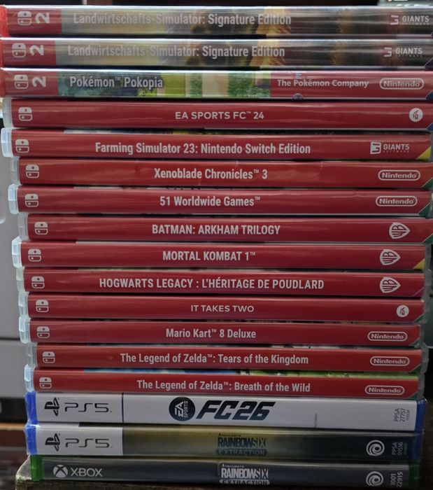 Nintendo switch Mario pokemon farming mortal gta fifa