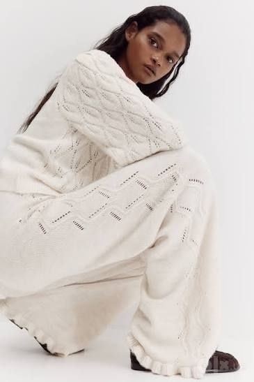 Брюки женские H&M вязаные