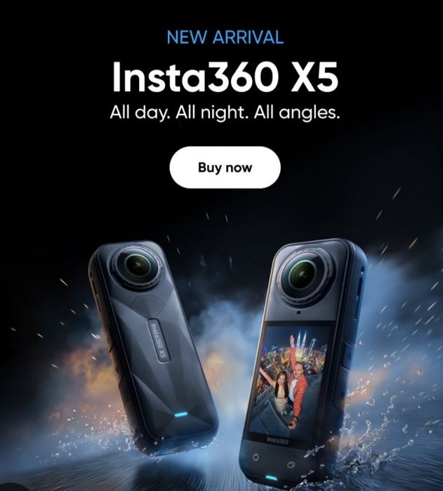 Insta360 x5 8k  360 Action camera