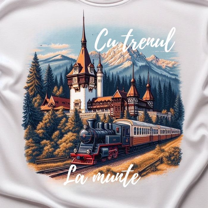 Tricouri CFR "Cu trenul la munte"