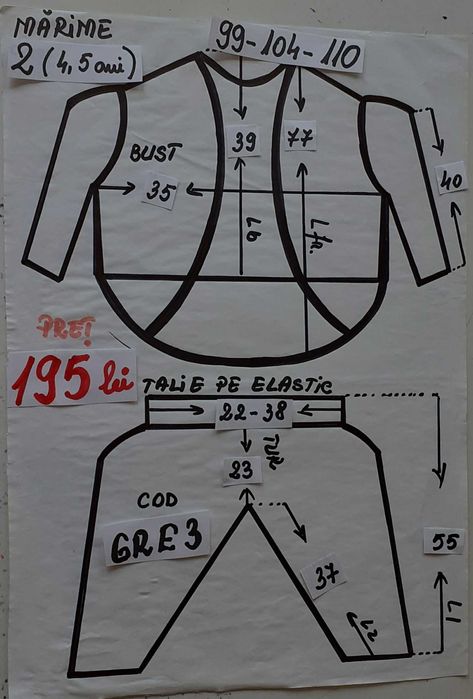 Costum Greiere (Licurici) pentru copii