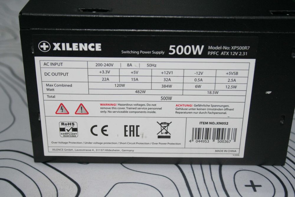 Блок Питания Xilence 500Wt