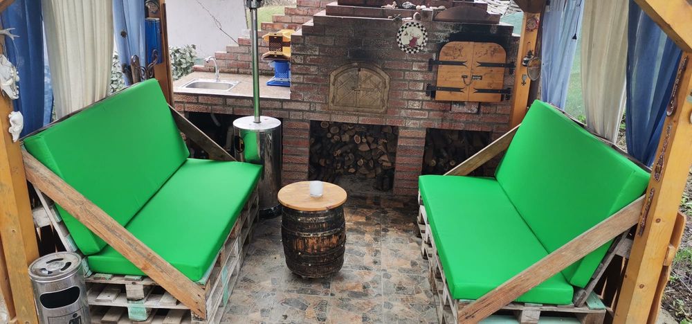 Saltele si perne pentru mobilier gradina,foisor,leagan,baldachin,scaun