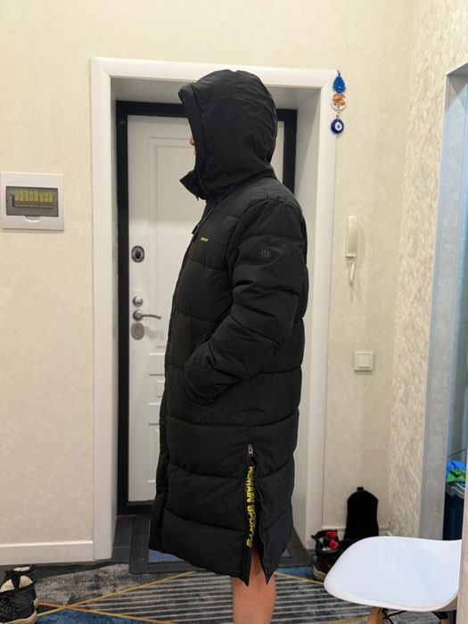 Пуховик до колен