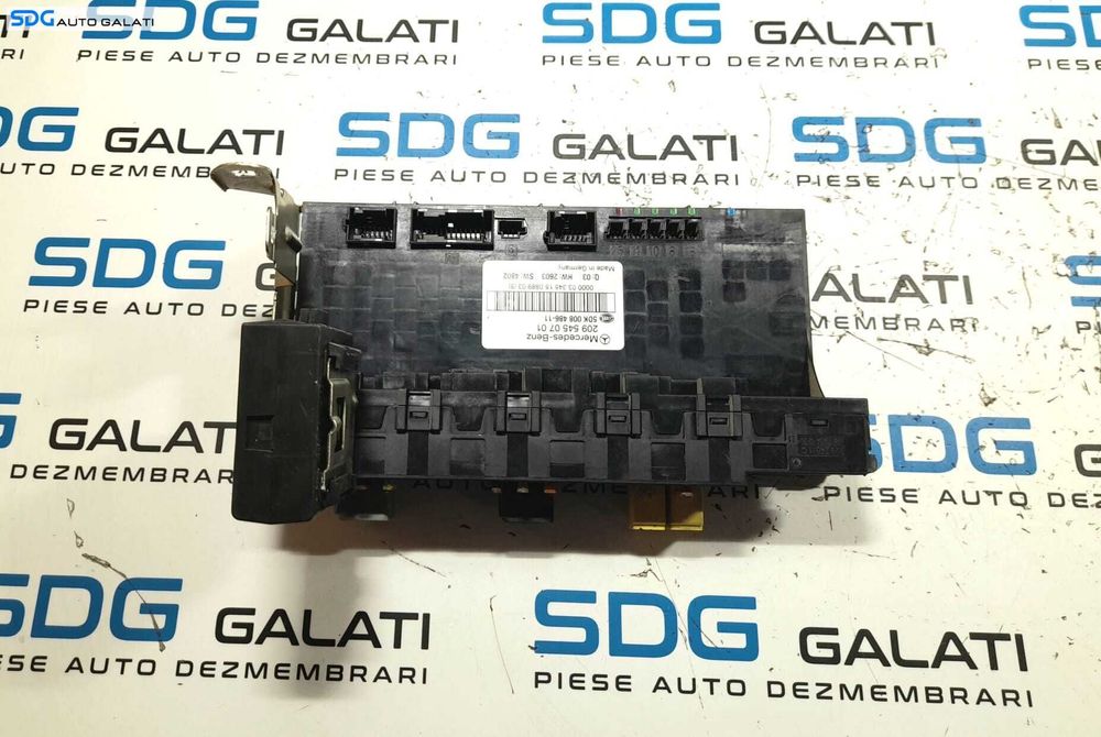 SAM Unitate Modul Calculator Control Confort Tablou Panou Sigurante Relee Mercedes CLK W209 2.2 CDI 2001 - 2009 Cod 2095450701 5DK008486-11 [N0343]