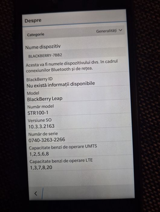 vand Blackberry Leap STR100-1 in stare f buna