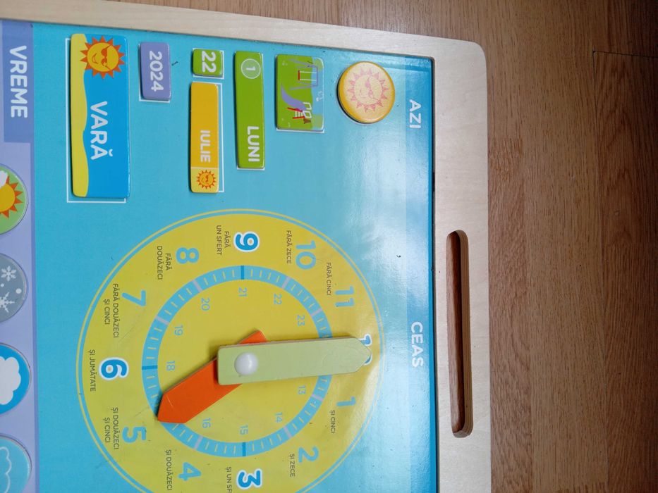Calendar magnetic pentru copii - Educlass in limba romana