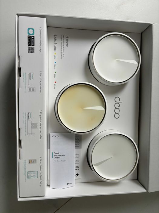 Sistem Mesh TP-Link Deco X60 (3-pack) Wi-Fi 6 Dual-Band Gigabit AX3000