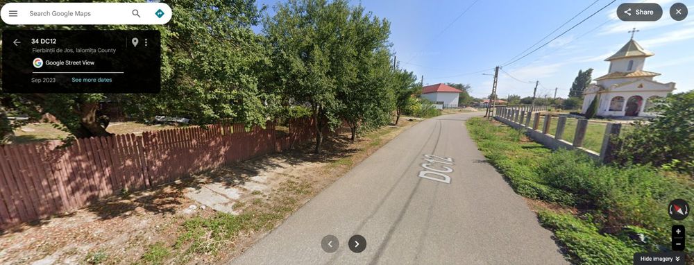 Teren intravilan Dridu‑Snagov