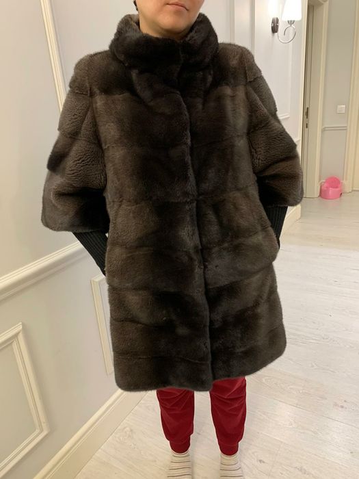 Женская норковая шуба