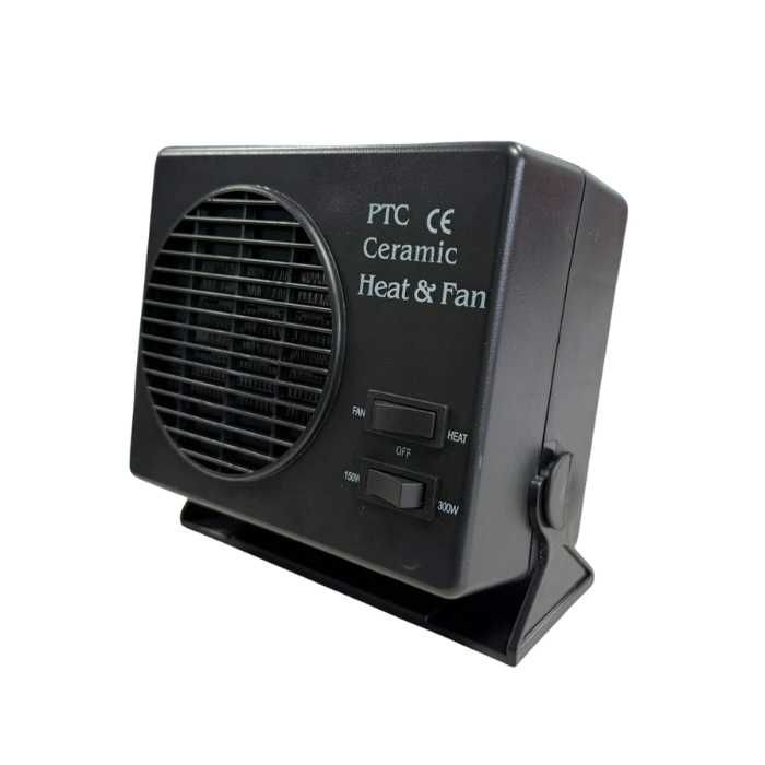 Печка за кола с две степени на обдухване,  150W / 300W, DC 12V