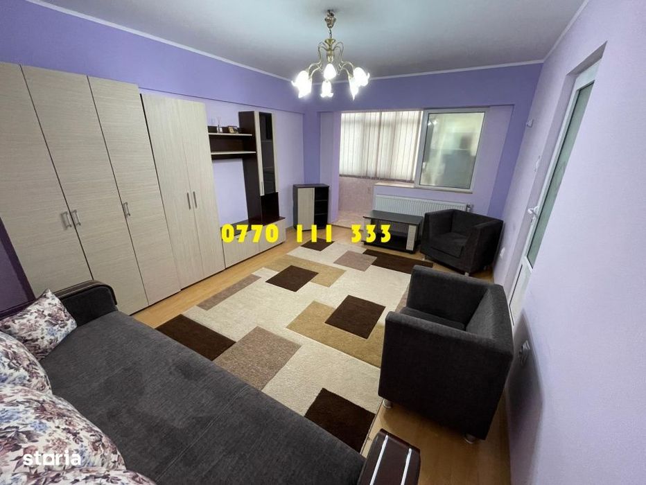 Garsoniera confort 1 decomandat, etaj 3, Radu Negru, mobilat utilata.