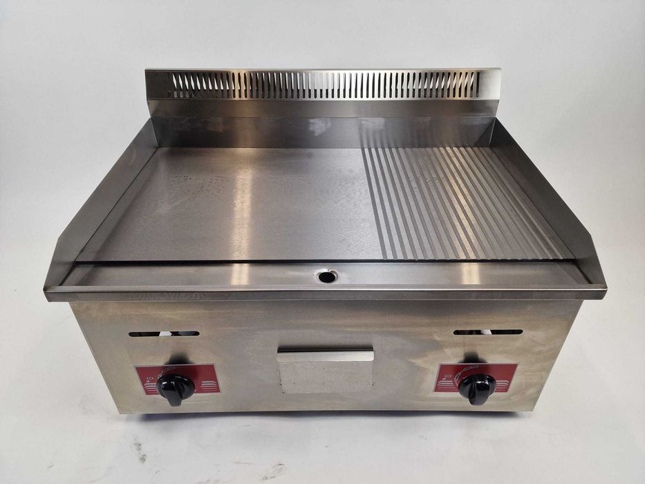 plita pe gaz gpl noua cu factura 62x50 cm ,neted+striat