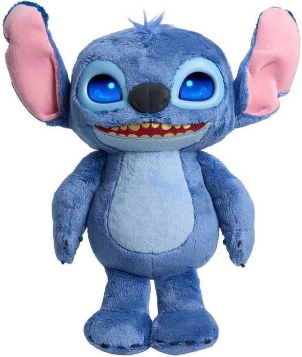 Интерактивна плюшена играчка Disney - Stitch, с LCD очи/ Стич
