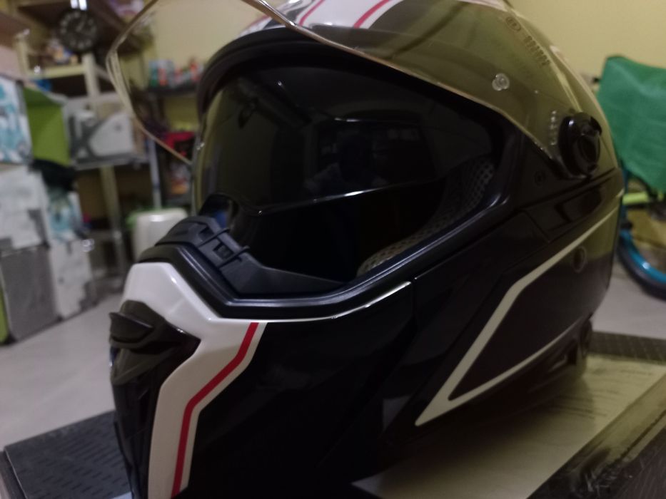 Каска - Caberg Stunt Blade white Black red