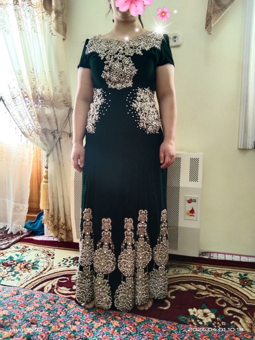 Вечерное платье ручное