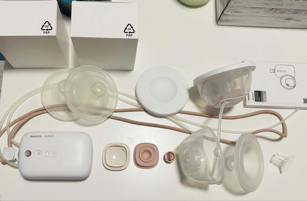 Pompa de san electrica dubla Philips Avent hands-free