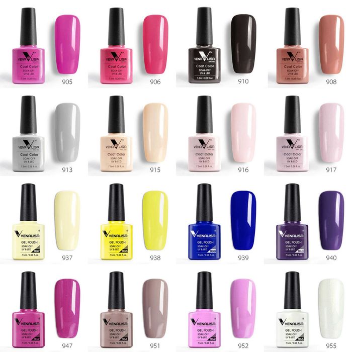 Промо ПАКЕТ 10 броя гел лак Venalisa