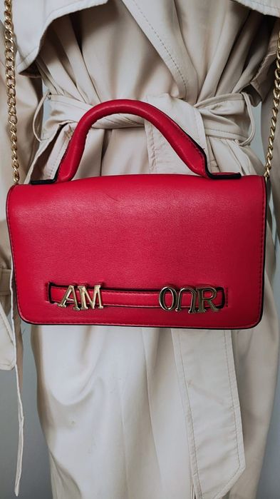 Geanta rosie de dama