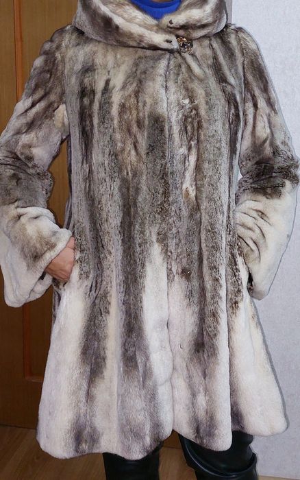 Шуба норковая, стриженная, размер 48