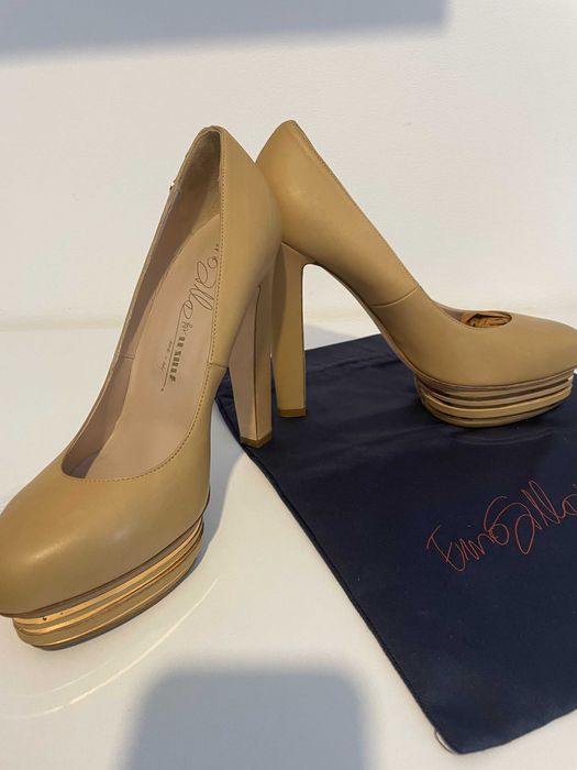 Pantofi piele nappa Le Silla