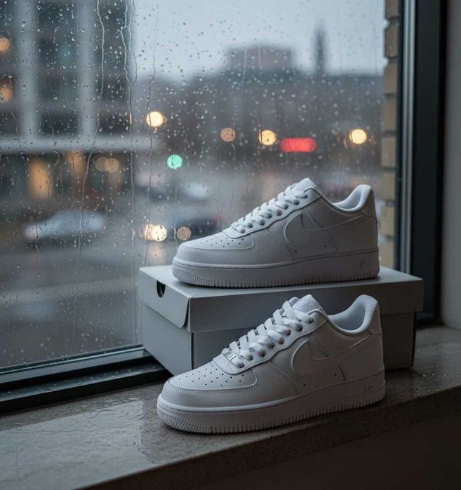 AIR Force 1 Alb - Sneakersi Premium - Super Reducere