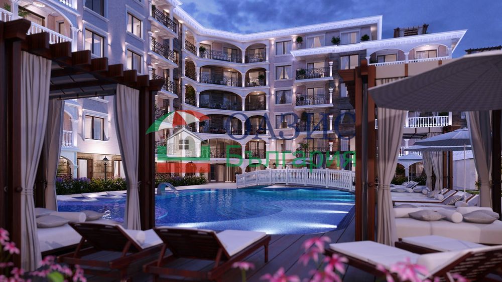 Четиристаен апартамент на първа линия комплекс Valencia Gardens, 325.78 кв.м., Несебър, България, 716 716 евро