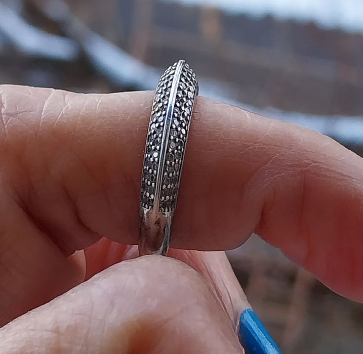 Серебро браслет цепочка кольцо