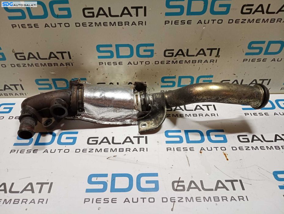 Teava Conducta Flansa Tub Tubulatura Apa Vas Termostat Peugeot 307 2.0 HDI 2002 - 2008 [M6431]