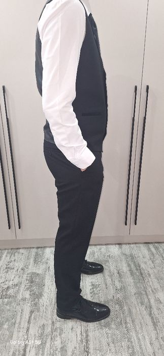 Мъжки костюм класика с обувки