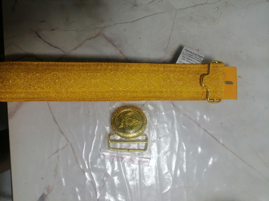 Аксельбант и парадный ремень