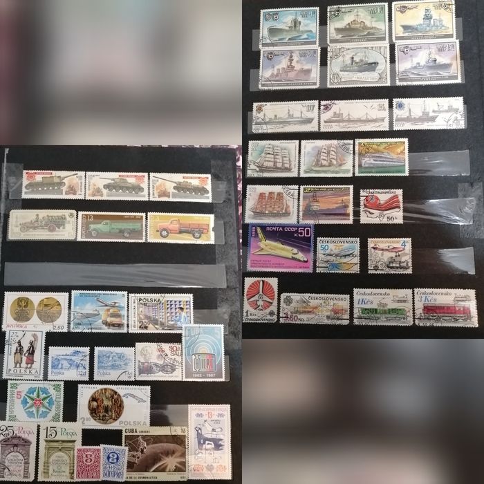 Марки 370 шт + альбом