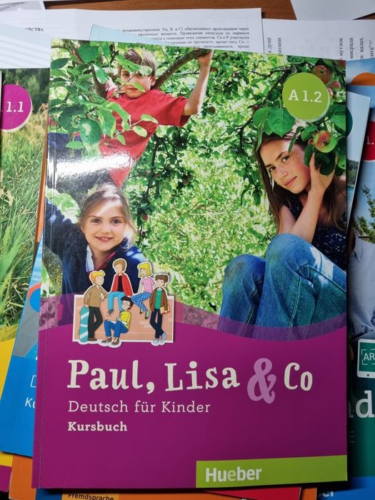 Книги по немецкому языку Hueber, Klett. Уровни от A1 до В2.1.