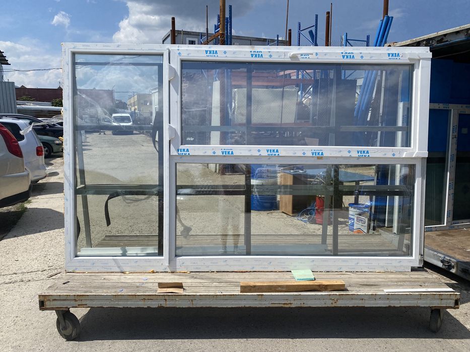 Дограма мостра от офис PVC 82мм Veka