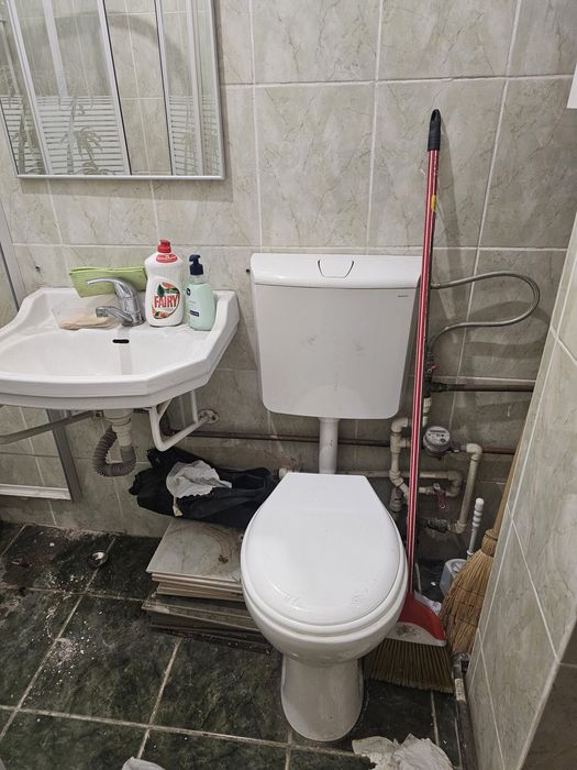 Wc bazin și chiuveta