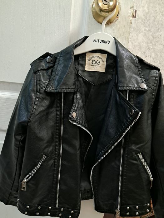 Детская кожаная куртка