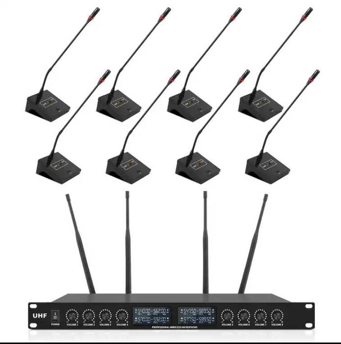 Xtuga YT8 8 каналов беспроводной конференц системы для конференц зала