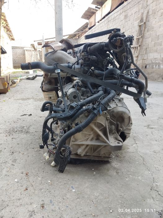 Двигатель, коробка