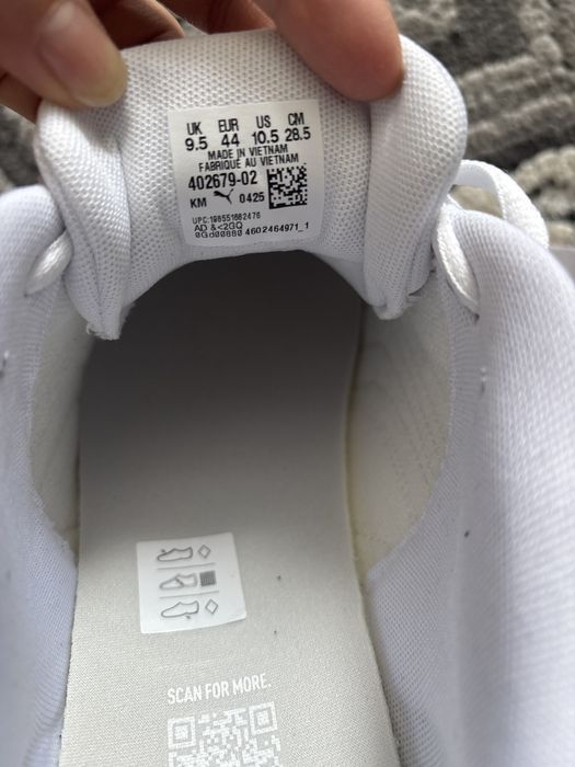 Puma новые белые кроссовки