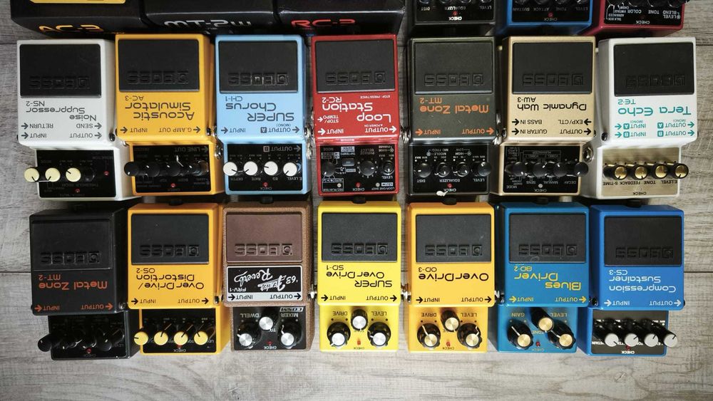 Pedale pentru chitare electrice si bass BOSS efecte - GARANTIE