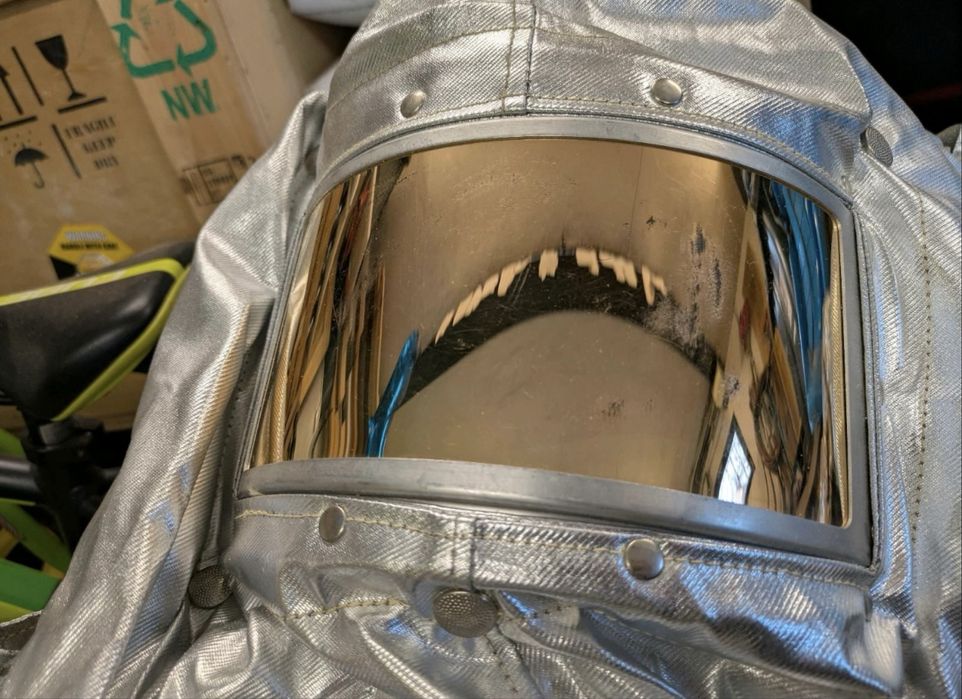 Costum original anti-foc aluminizat pompieri patrundere grea