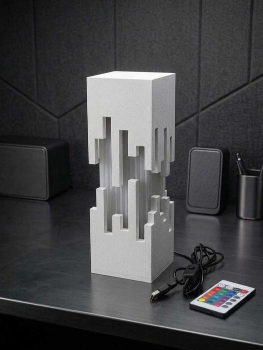 Lampa USB RGB Monolith Glitch